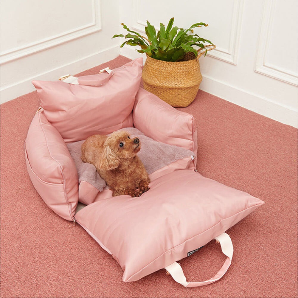 Waterproof Dog Car Seat Bed
