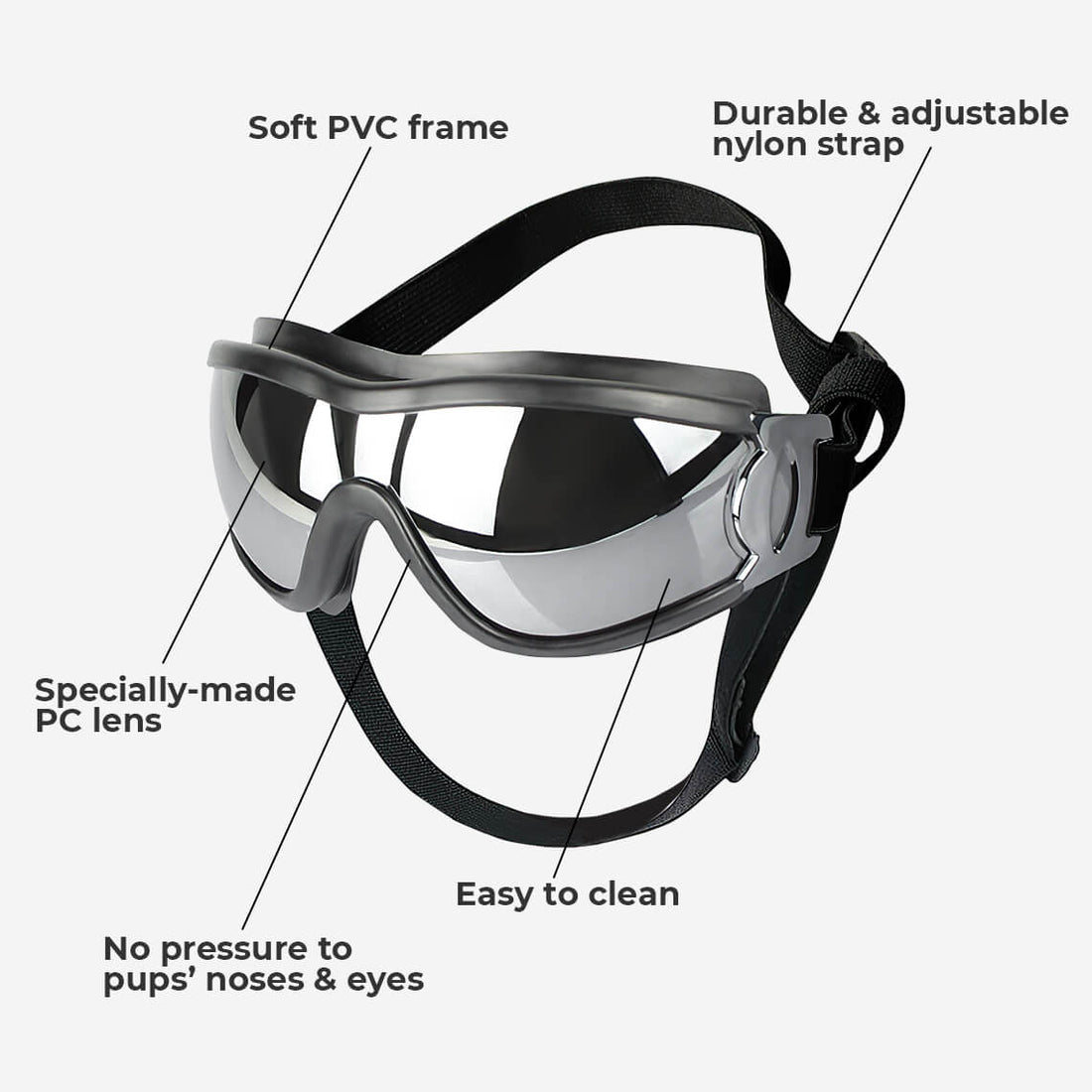 Goggles For Big Cool Dog